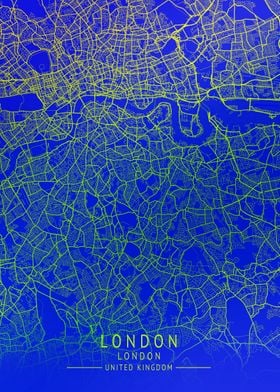 London UK City Map