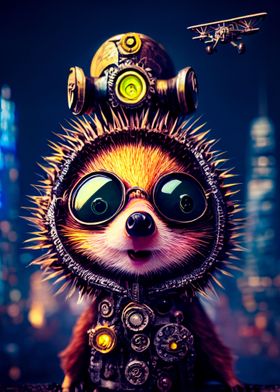 Steampunk hedgehog