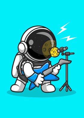 Cute astronaut rocker