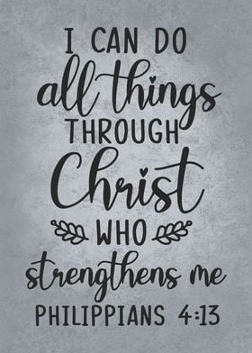 Christ Strengthens Me