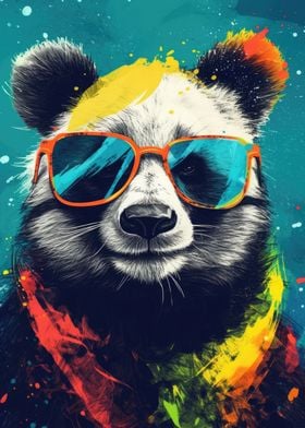 Summer Fun Panda Bear