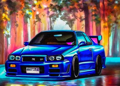 Nissan Skyline GTR R34