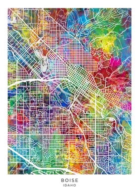 Boise Idaho Map