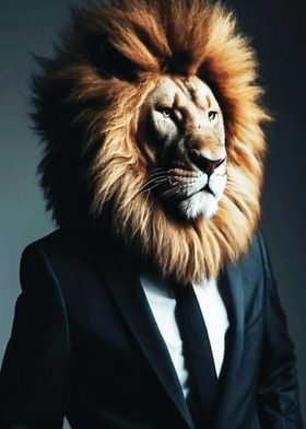 Lion in Suit
