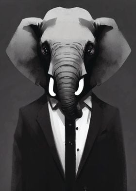 Elephant in Suit