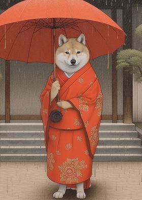 Shiba Inu Geisha 