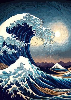 sea wave Japanese art 4