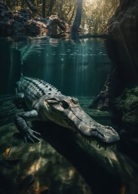 Fierce crocodile