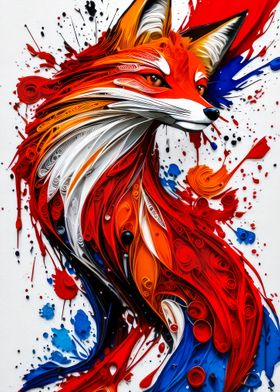 Red Fox Splash