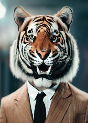 Tiger in Suit