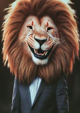 Lion in Suit