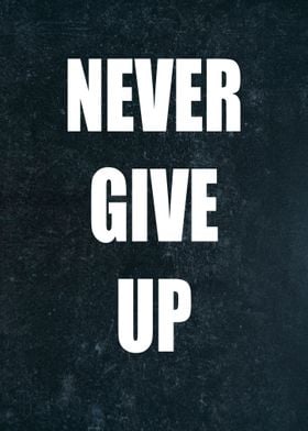 Never Give Up