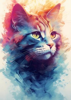 Cat Watercolor