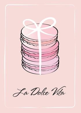 La Dolce Vita food poster