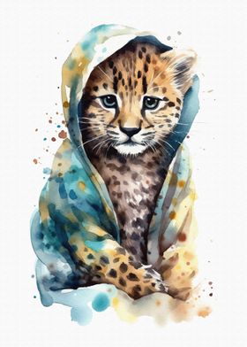 Leopard Animal painting