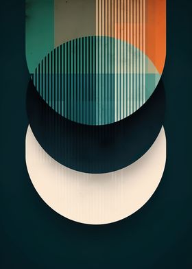 Abstract Circles Decor