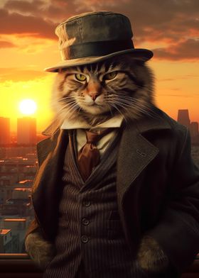 Mafia Syberian cat