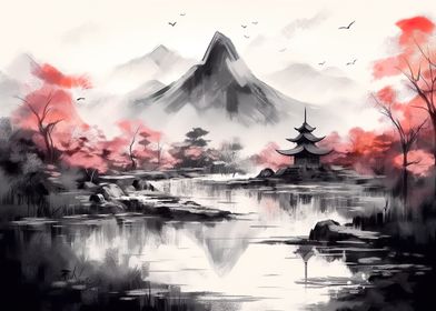 Japan Watersketch