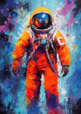 Astronaut Abstract