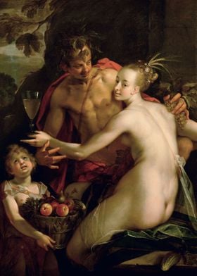 Bacchus Ceres and Cupid 