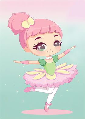 Cartoon Ballerina