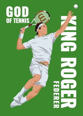 King Roger Federer