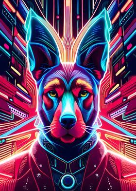 Cyberpunk Dog