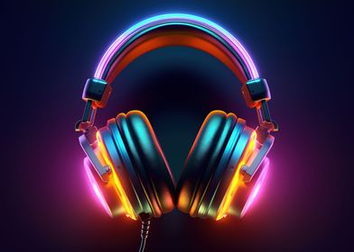 headphone neon