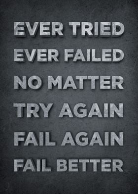 Fail Again Fail Better