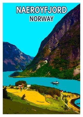 Naeroyfjord norway travel 