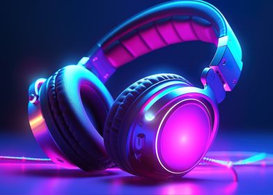 headphone neon