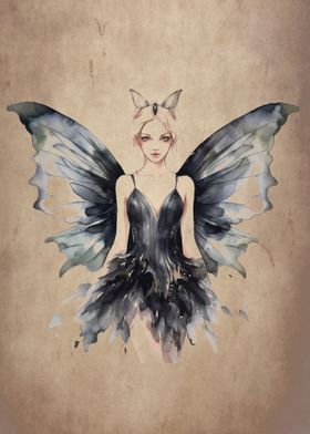 Dark Fairy tale girl