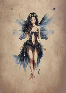 Dark Fairy tale girl