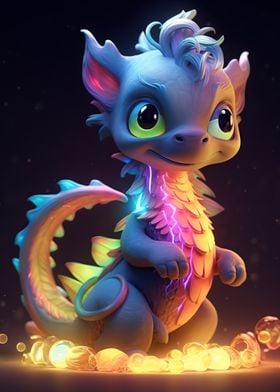 baby dragon neon