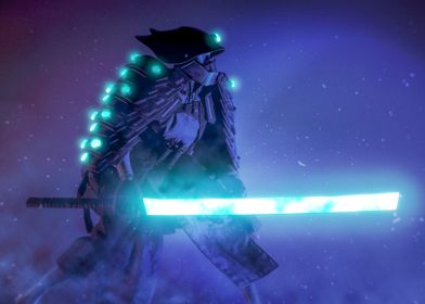 Blade Of The Neon Samurai