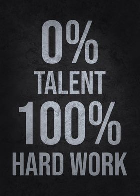 Talent vs Hard Work