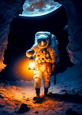 Astronaut in space