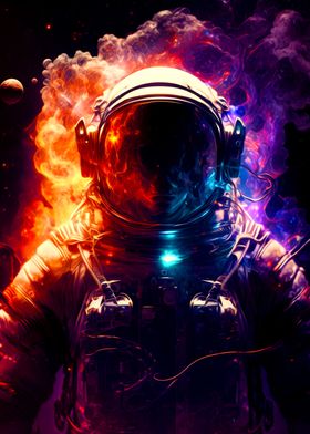 Astronaut in space