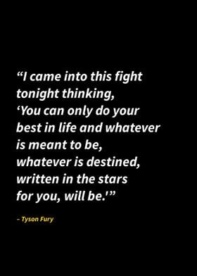 Tyson Fury quotes 