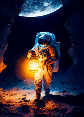 Astronaut in space