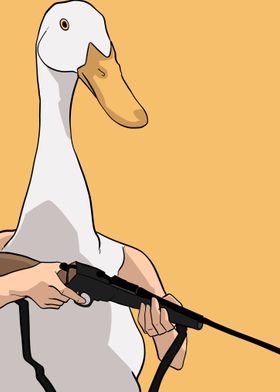 duck and gun