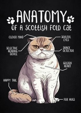 scottfish fold cat anatomy