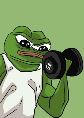 Pepega Funny Stream Emote' Poster by Husti, Displate in 2023