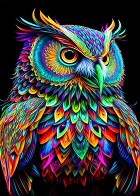 Colorful Owl