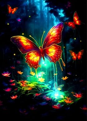 Neon Butterfly