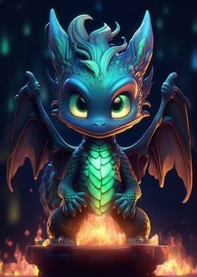 baby dragon neon