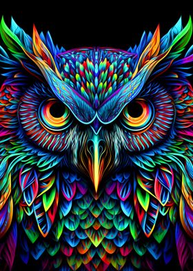 Colorful Owl