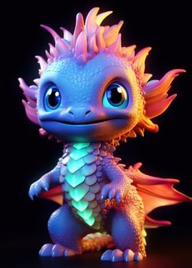 baby dragon neon