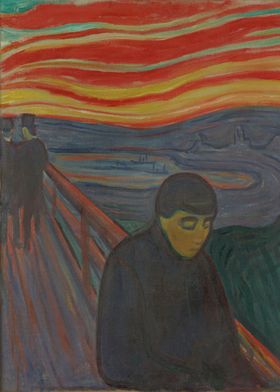 Despair 1894 Edvard Munch