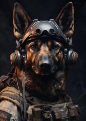 Animal Soldier Dog